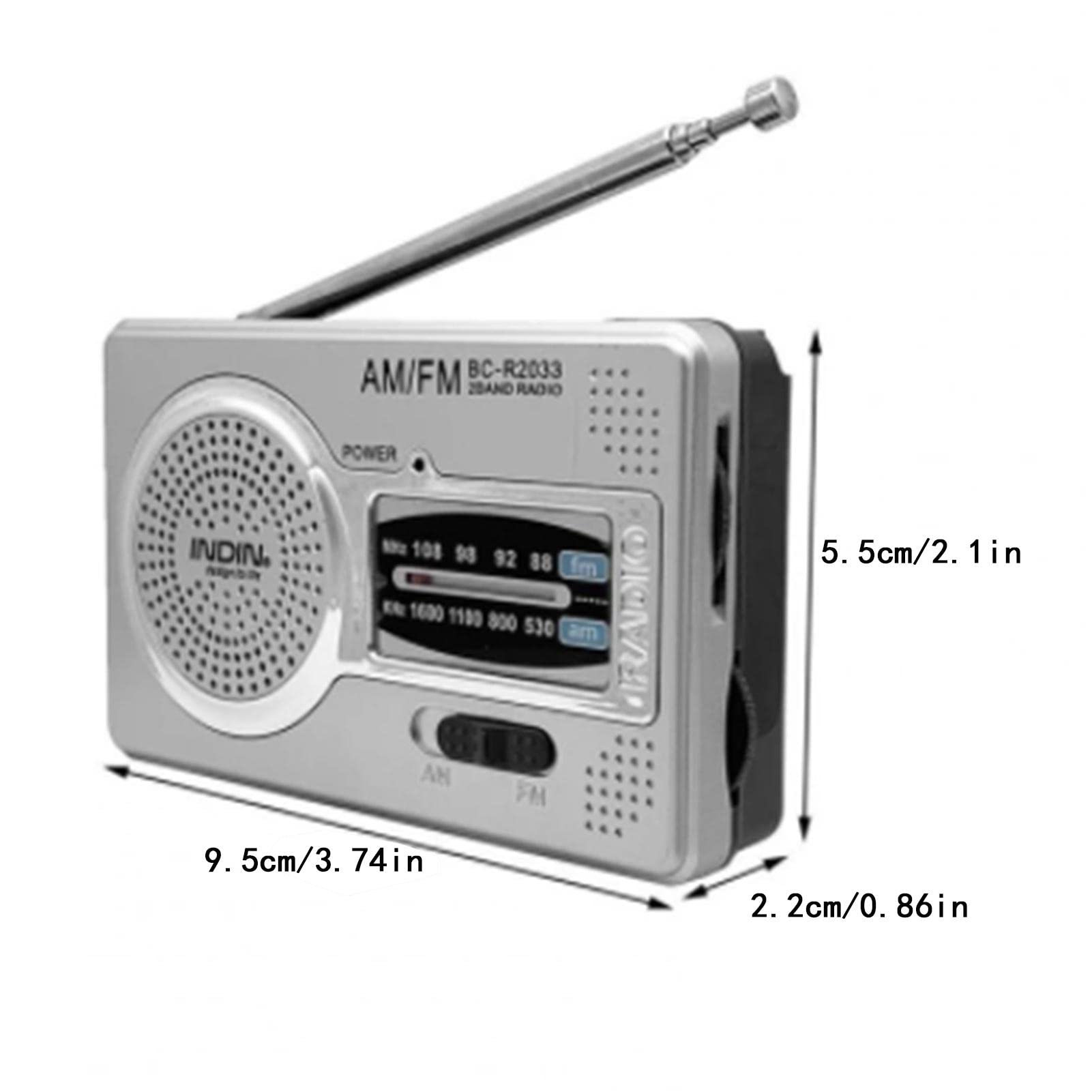 Amazon.co.jp: 高齢者向けポータブルラジオA/F,スピーカー内蔵の